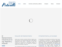 Tablet Screenshot of pistarelli.com.ar